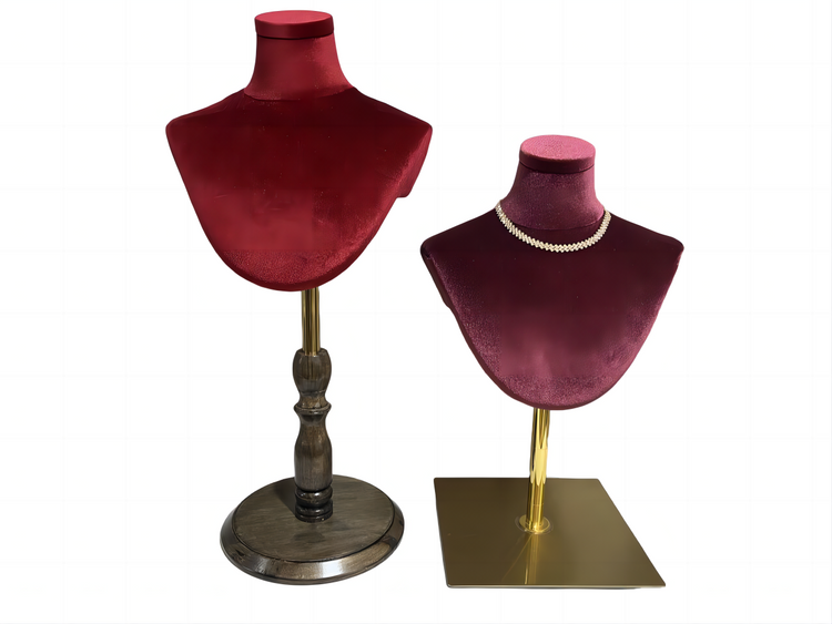 Velvet Jewelry Display Stands